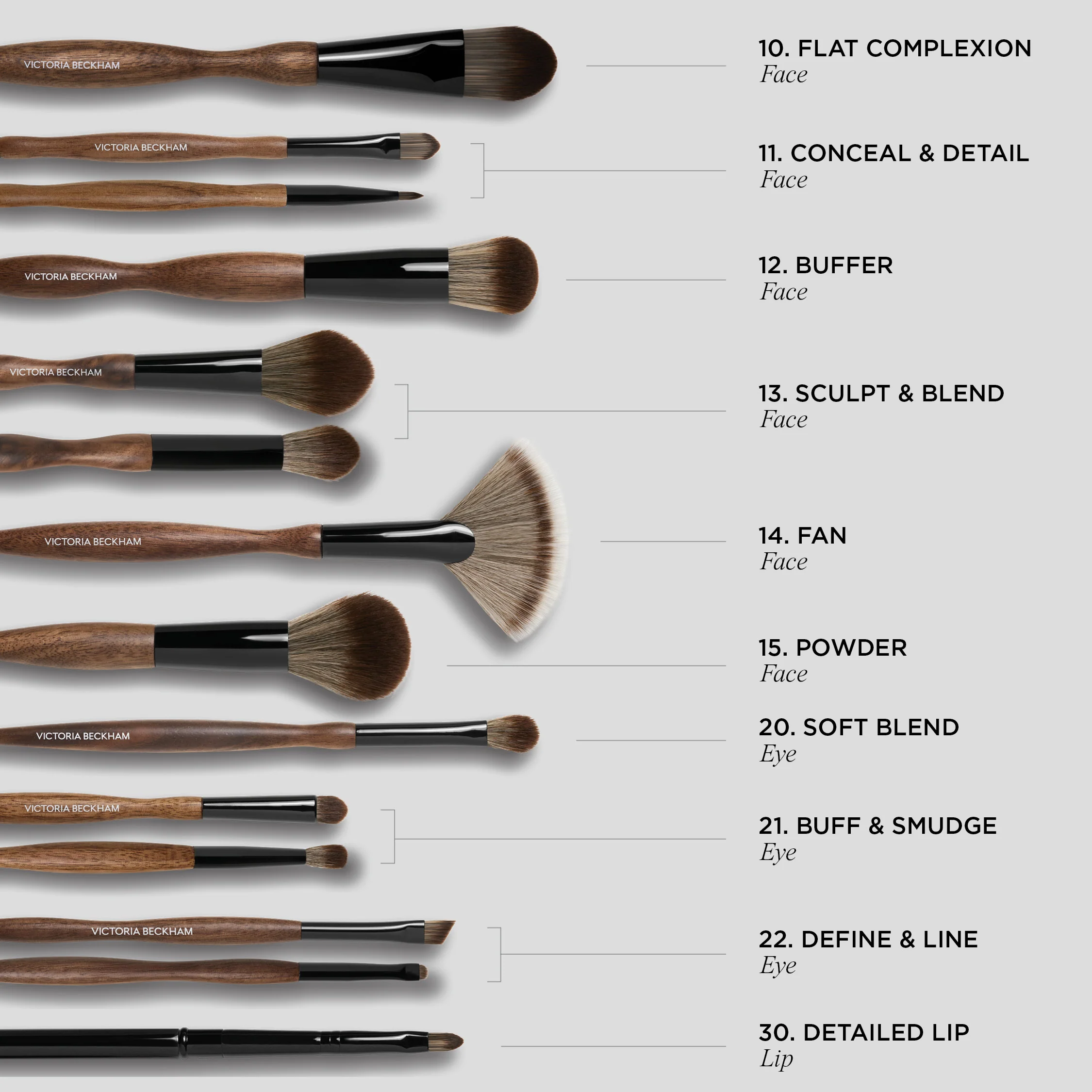 10. Flat Complexion Brush - Image 5